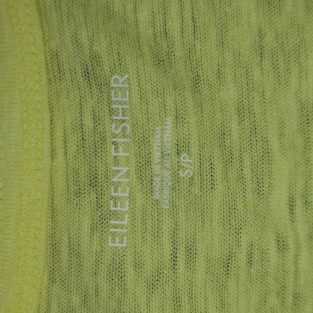 Eileen Fisher Soft V-neck Long Shell Tank in Lemic Size S $98 - Picture 3 of 5